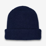 Handmade Baby Alpaca Shapka in Deep Dark Blue