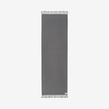 Eminé Stole - Handwoven Alpaca Stole in Charcoal Gray