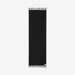 Eminé Stole - Handwoven Alpaca Stole in Andes Black