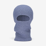 Hand-Knit Alpaca Balaclava in Aqua