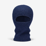 Hand-Knitted Alpaca Balaclava in Deep Blue