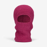 Hand-Knit Alpaca Balaclava in Purple