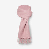 Eminé Stole - Handwoven Alpaca Stole in Andes Pink
