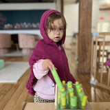 Hand-Knit Alpaca Baby Poncho