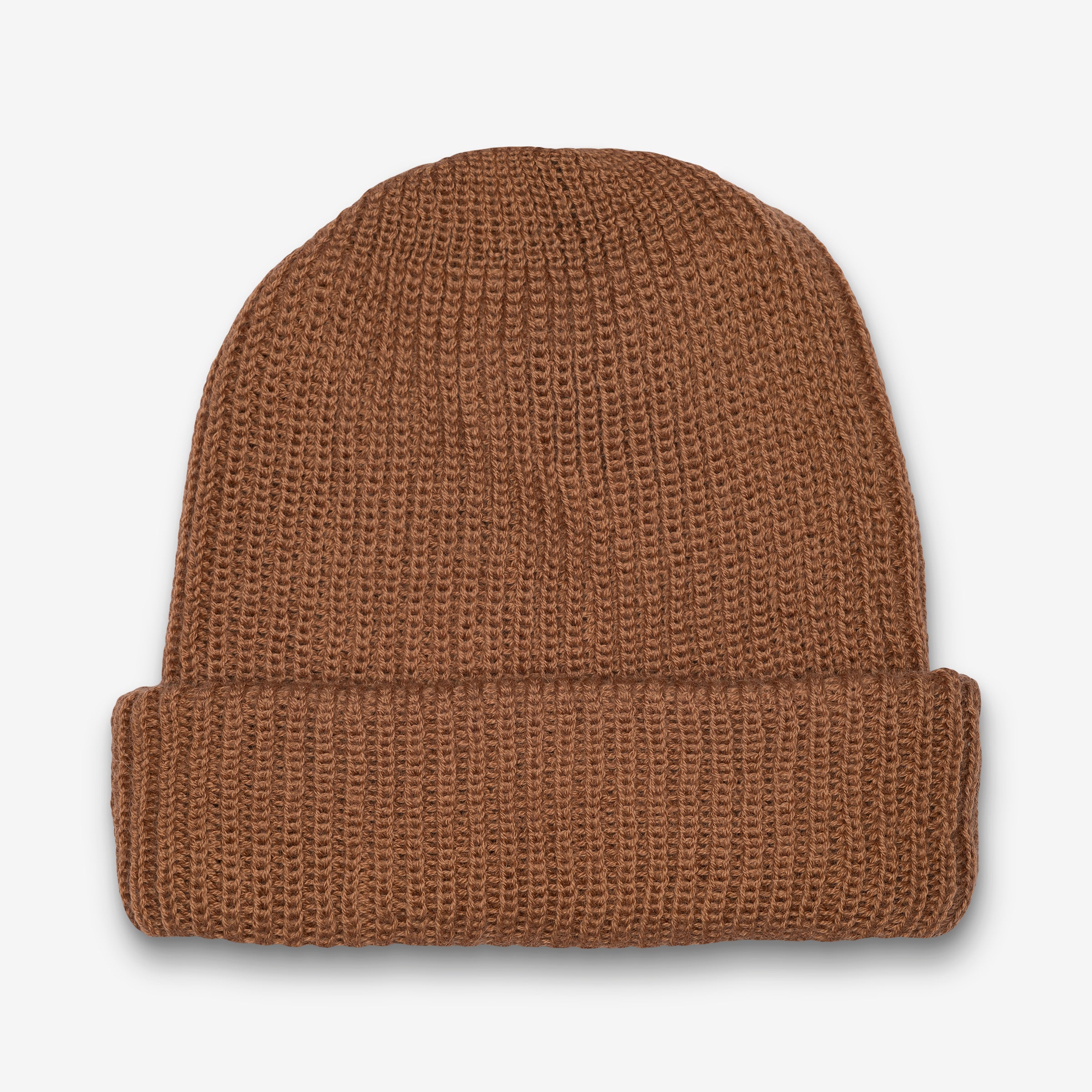 Handmade Baby Alpaca Beanie in Brown