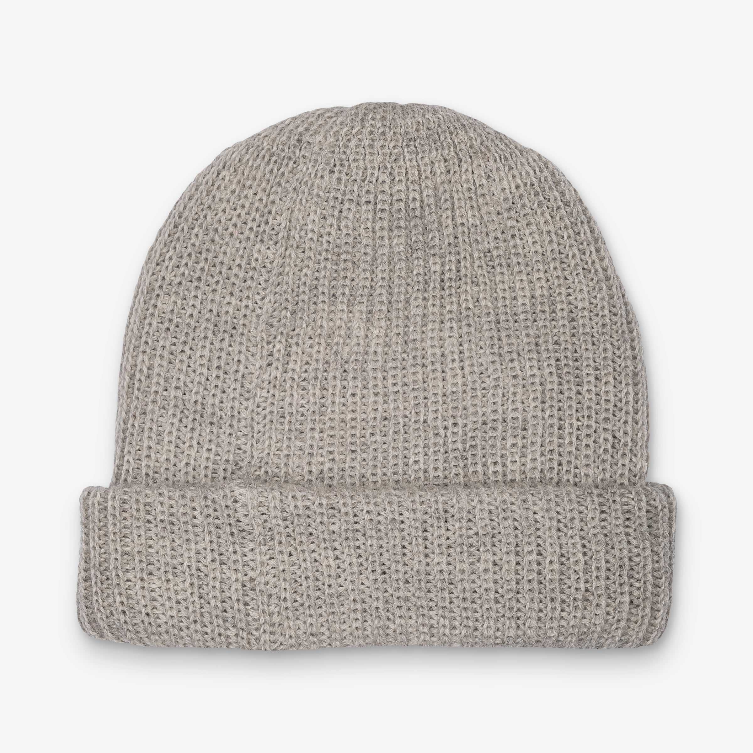 Handmade Baby Alpaca Shapka in Light Gray