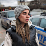 Baby Alpaca Wool Beanie Gray