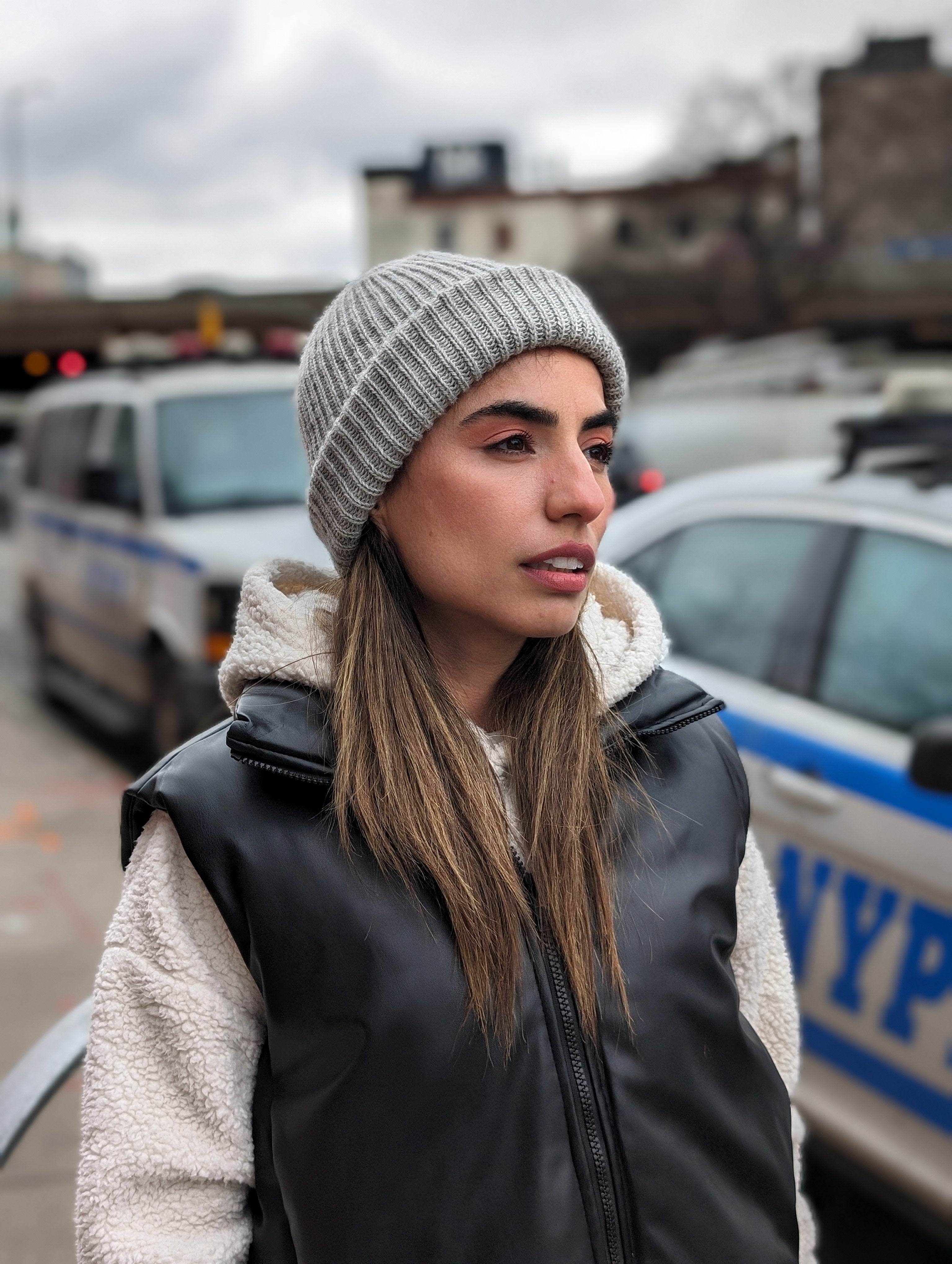 Baby Alpaca Wool Beanie Gray