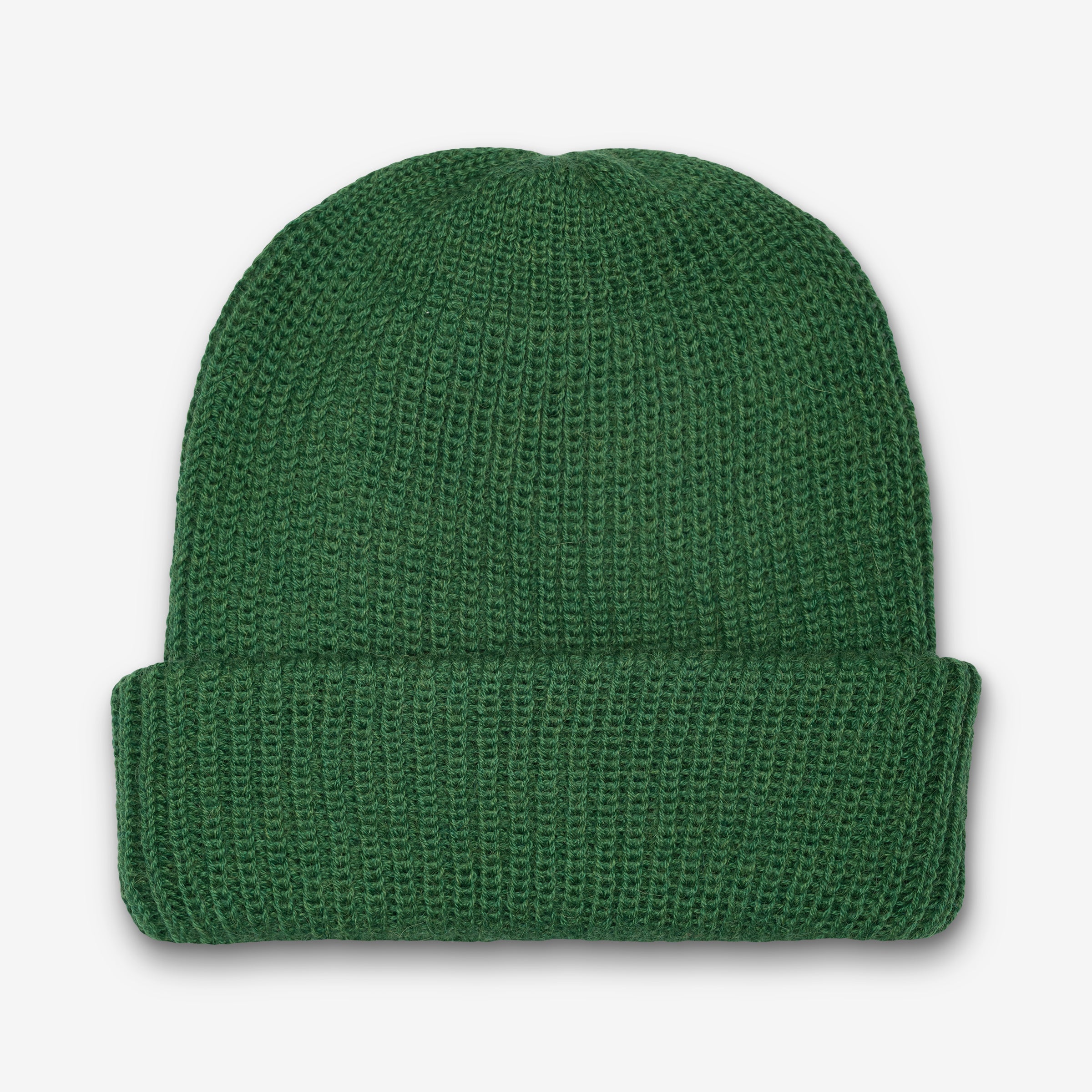 Handmade Baby Alpaca Shapka in Green