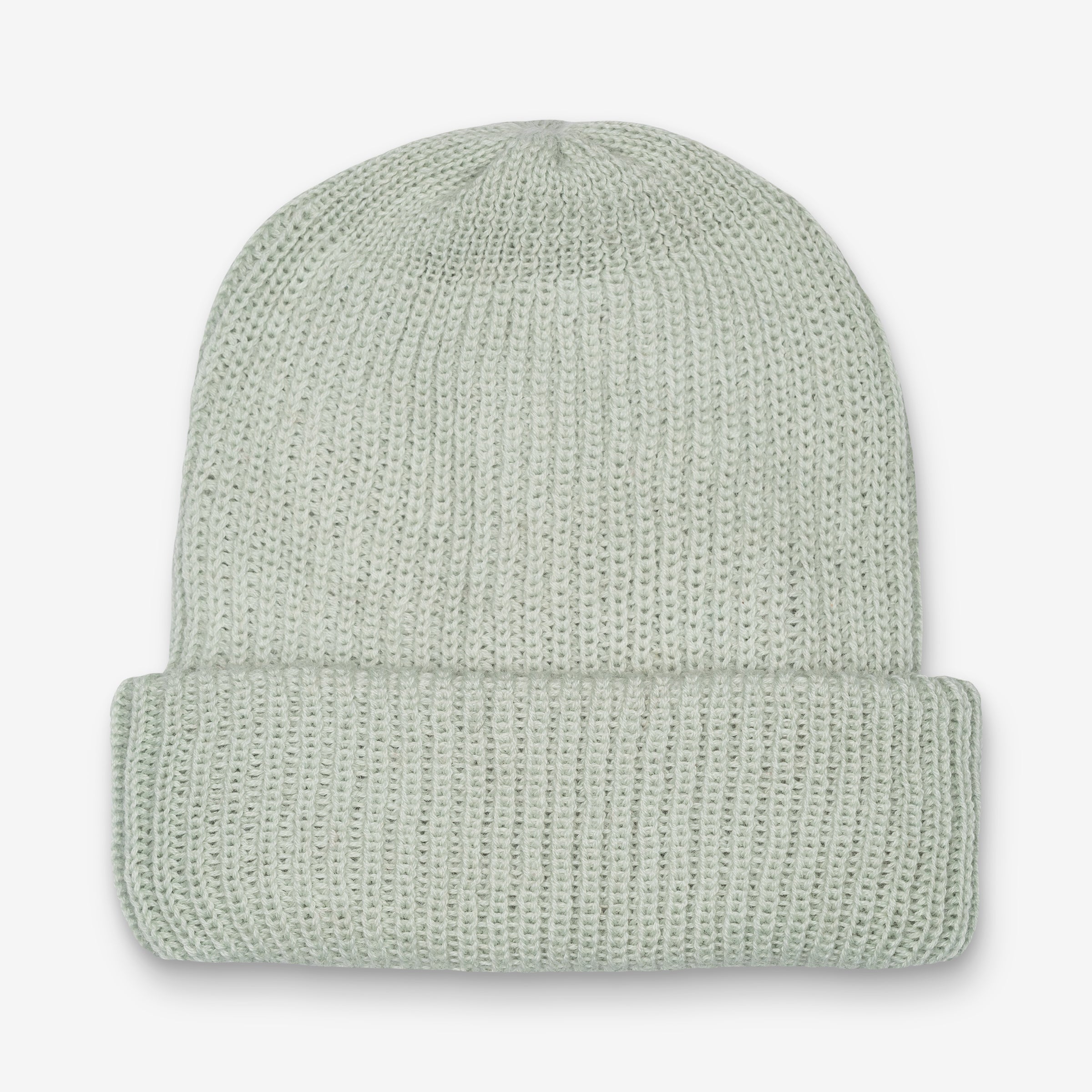 Handmade Baby Alpaca Beanie in Lime