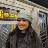 Baby Alpaca Wool Beanie Mint Kim