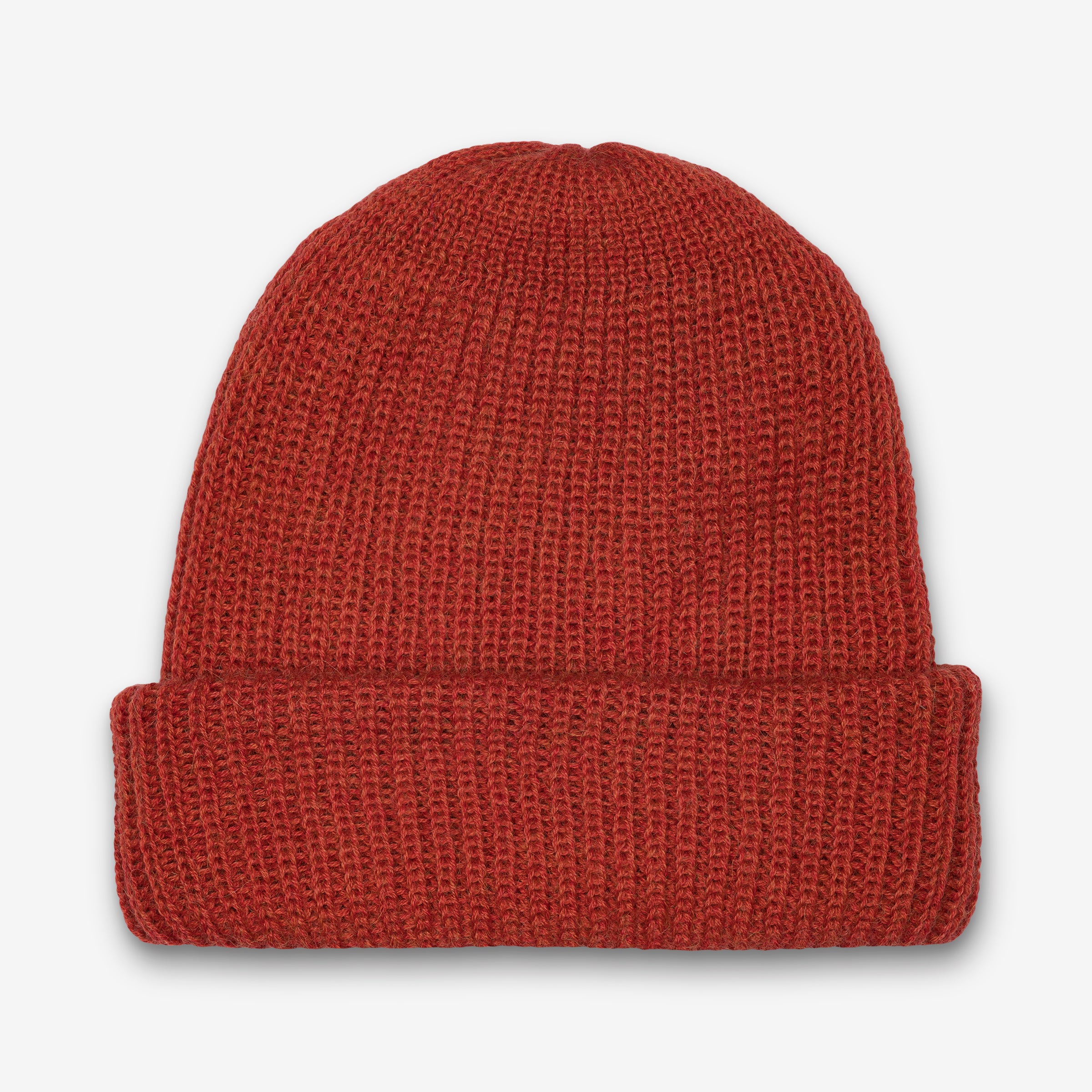 Handmade Baby Alpaca Beanie in Orange