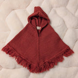 Hand-Knit Alpaca Baby Poncho