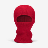 Hand-Knitted Alpaca Balaclava in Red