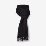 Eminé Stole - Handwoven Alpaca Stole in Andes Black