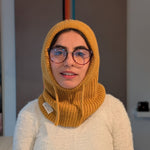 Open Face Balaclava in Yellow Front