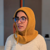 Open Face Balaclava in Yellow Side